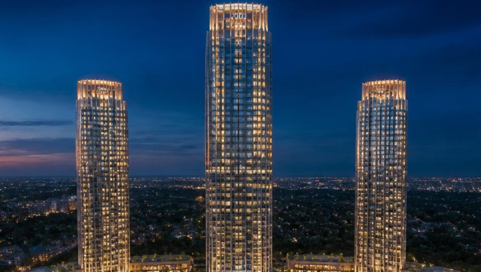 Living from the 8th Floor at Delhi Skyline Residences, Kamla Nagar